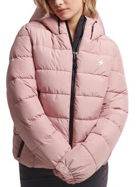 Giacca Superdry Spirit Sports Puffer Rosa Donna