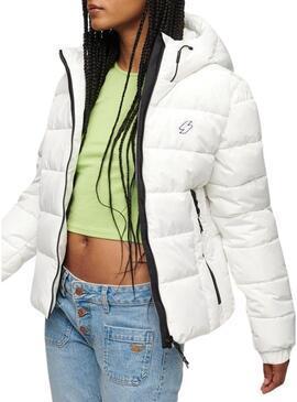 Giacca Superdry Spirit Sports Bianca per Donna