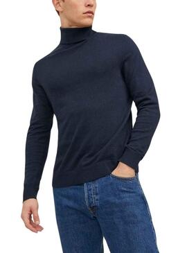 Pullover Jack & Jones Emil Blu Navy per Uomo