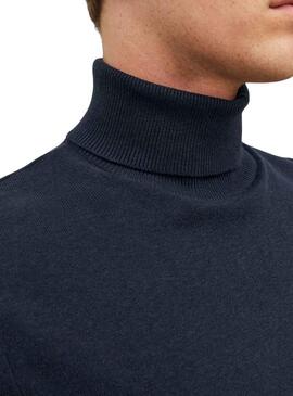 Pullover Jack & Jones Emil Blu Navy per Uomo