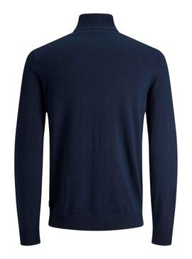 Pullover Jack & Jones Emil Blu Navy per Uomo