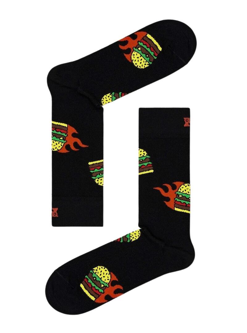 Pack 2 Happy Socks Regalo hamburger per Uomo e Donna