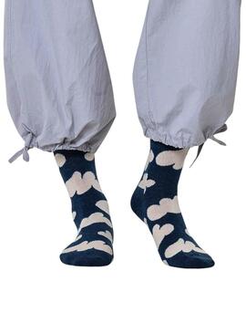 Calzini Happy Socks Cloudy Neros Uomo Donna