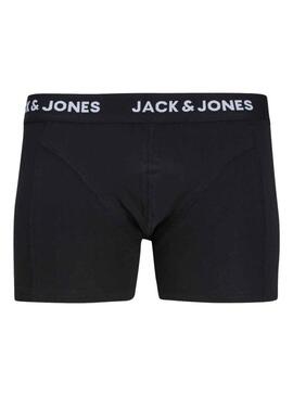 Pack 3 Mutande Jack & Jones Neros Uomo