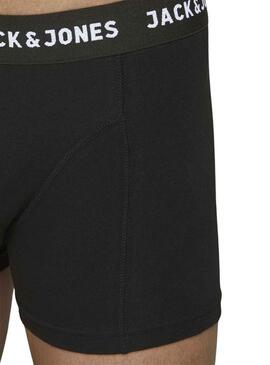 Pack 3 Mutande Jack & Jones Neros Uomo