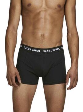 Pack 3 Mutande Jack & Jones Neros Uomo