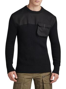 Pullover G-Star Army Nero per Uomo