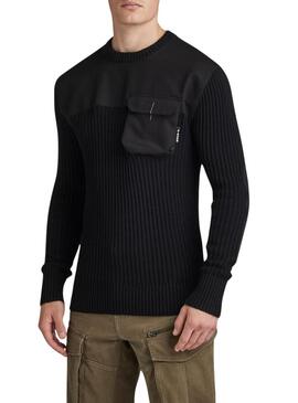 Pullover G-Star Army Nero per Uomo