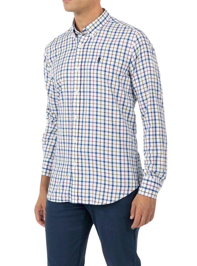 Camicia El Pulpo Multi Quadri per Uomo