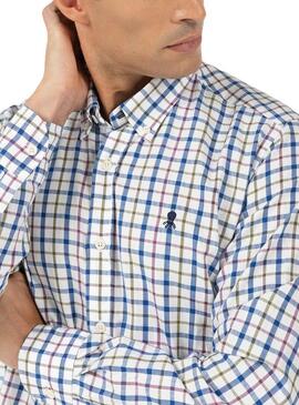 Camicia El Pulpo Multi Quadri per Uomo