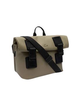 Zaino Lacoste Messenger Beige Unisex