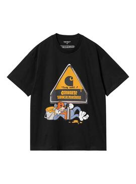 T-Shirt Carhartt Deadkebab funzionante On It Nero