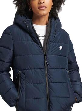 Giacca Superdry Spirit Sports Blu Navy per Donna