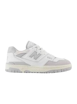 Sneakers New Balance BB550 Bianco e Grigio