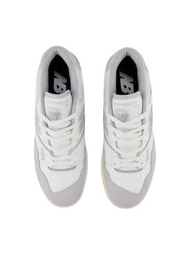 Sneakers New Balance BB550 Bianco e Grigio