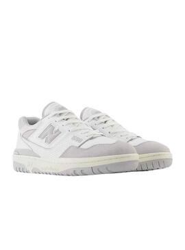 Sneakers New Balance BB550 Bianco e Grigio