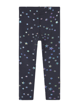 Leggings Name It Frosilia Stelle Blu Navy Bambina