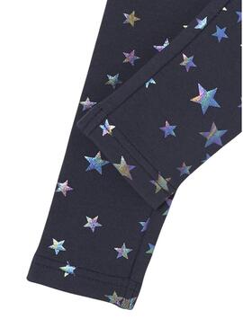 Leggings Name It Frosilia Stelle Blu Navy Bambina