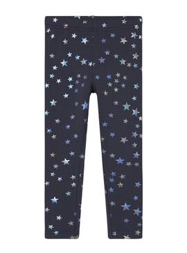 Leggings Name It Frosilia Stelle Blu Navy Bambina