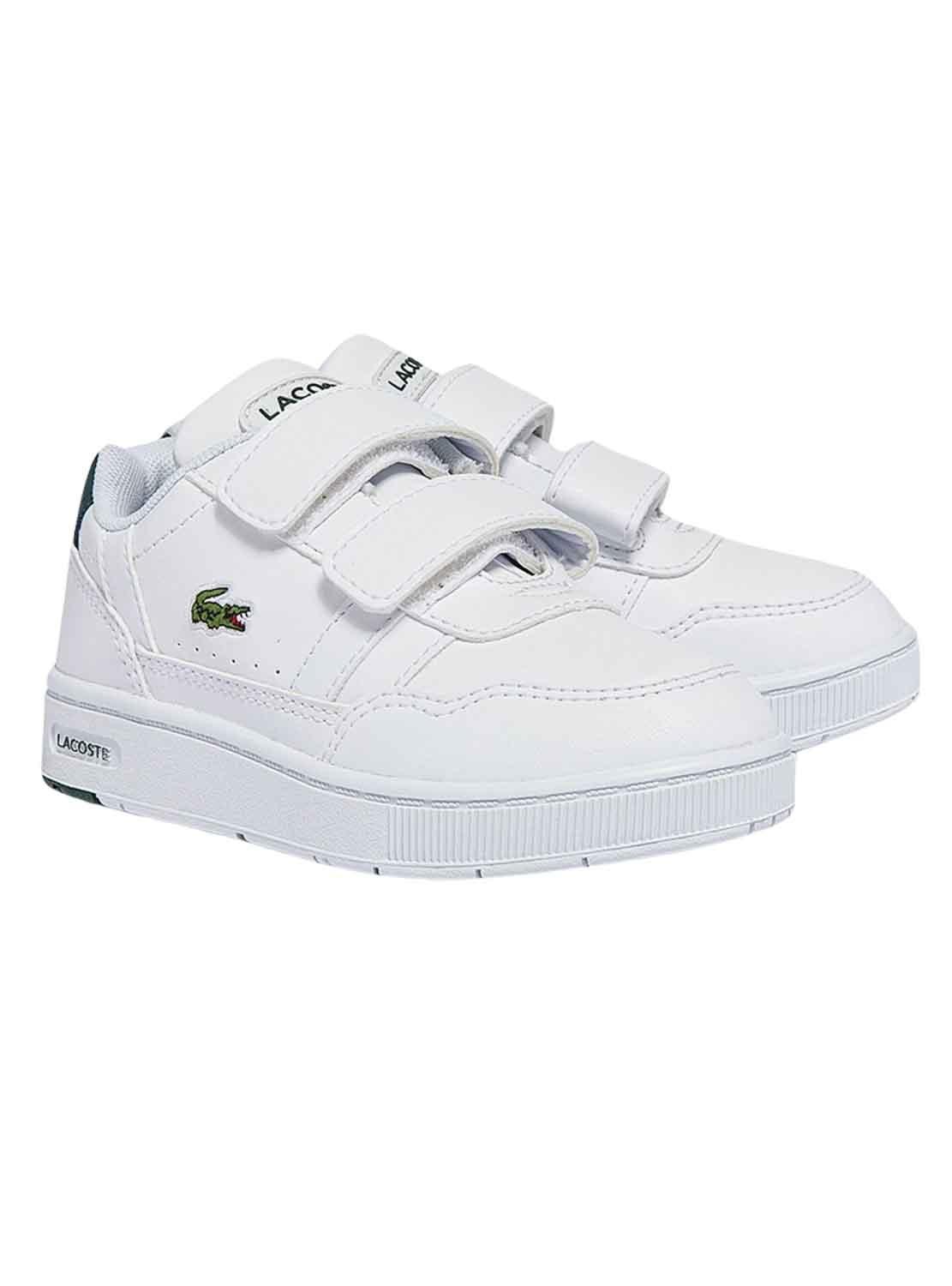 Sneakers Lacoste T-Clip Bianco per Bambinos