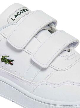 Sneakers Lacoste T-Clip Bianco per Bambinos