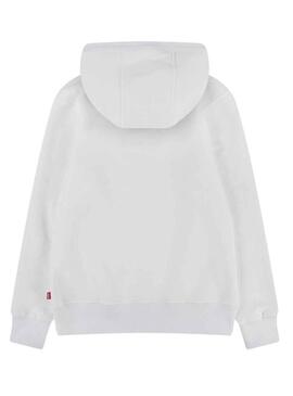 Felpa Levis Logo Pulloltre Bianco Bambino