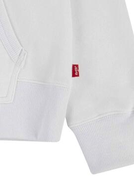 Felpa Levis Logo Pulloltre Bianco Bambino