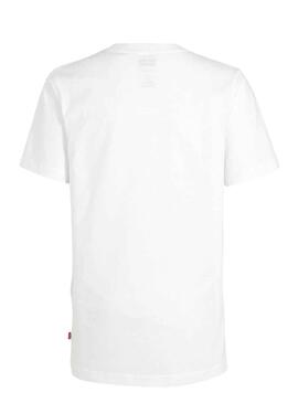 T-Shirt Levis Destinazione Bianco per Bambino