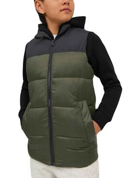 Giacca Jack & Jones Toby Body Verde per Bambino