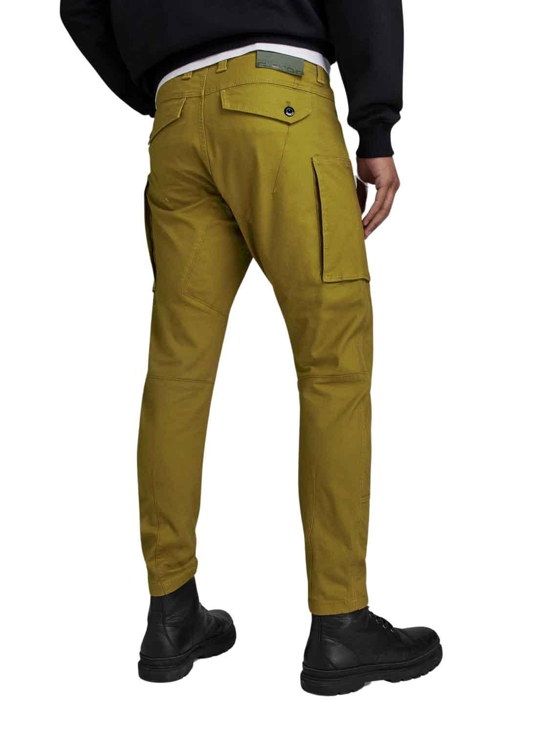 Pantaloni G-Star Cargo Zip Skinny Verde per Uomo