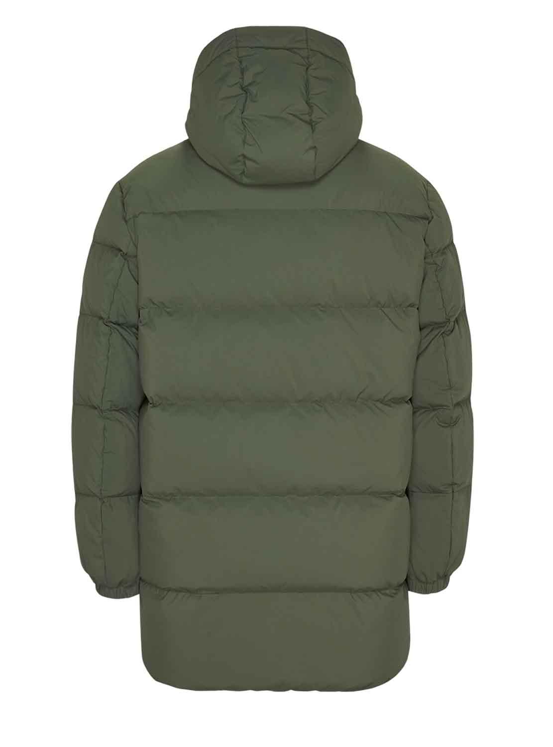Parka Tommy Jeans Essential Down Verde per Uomo