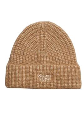 Cappello Superdry Rib Knit Marrone Uomo e Muje