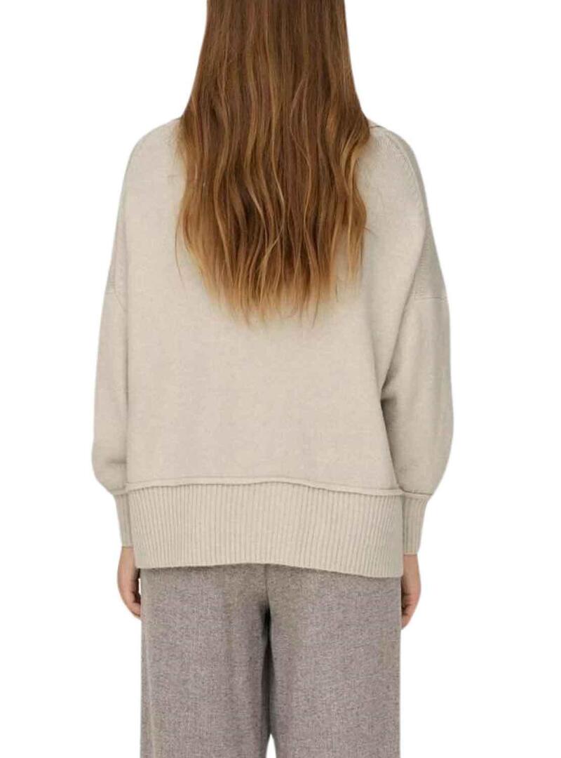 Pullover Only Hazel Beige per Donna