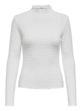 Pullover Only Gerda Bianco per Donna