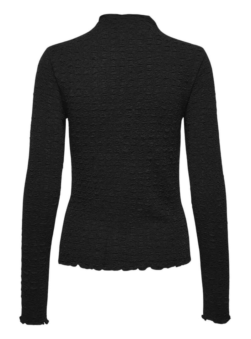 Pullover Only Gerda Nero per Donna