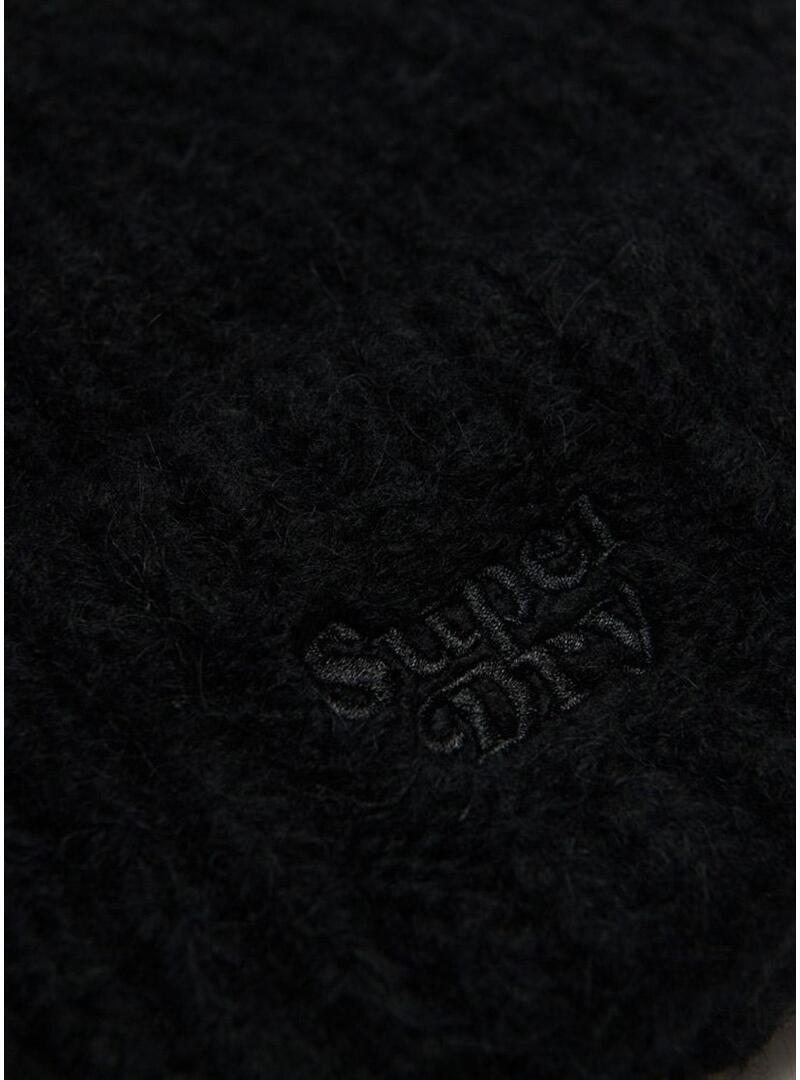 Cappello Superdry Rib Knit Nero Donna