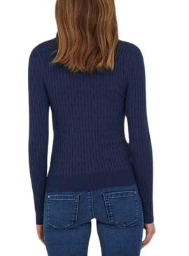 Pullover Only Willa Blu Navy per Donna