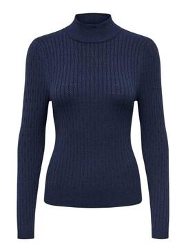 Pullover Only Willa Blu Navy per Donna