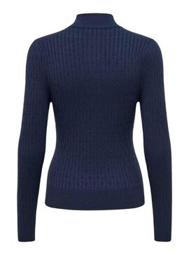 Pullover Only Willa Blu Navy per Donna