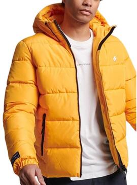 Giacca Superdry Sports Puffer Gialla Uomo