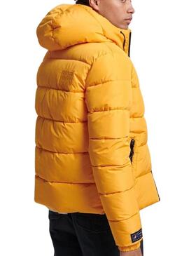 Giacca Superdry Sports Puffer Gialla Uomo