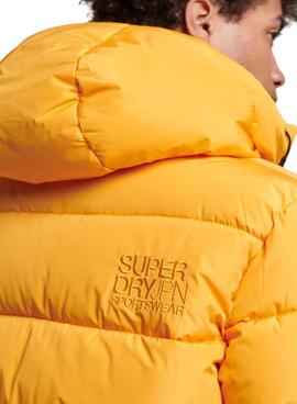 Giacca Superdry Sports Puffer Giallo Uomo