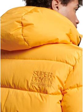 Giacca Superdry Sports Puffer Gialla Uomo