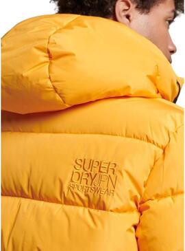 Giacca Superdry Sports Puffer Giallo Uomo