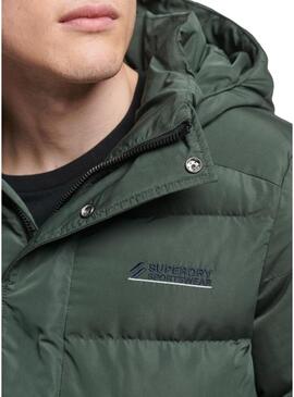 Giacca Superdry Microfibra Sport Verde Uomo