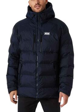 Parka Helly Hasen Puffy Blu Navy per Uomo