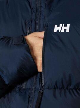 Parka Helly Hasen Puffy Blu Navy per Uomo