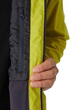 Giubbotto Helly Hansen Crew Hooded Midlayer Verde