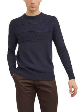 Pullover Jack & Jones Jerry Blu Navy per Uomo