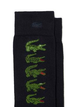 Calzini Lacoste Chaussettes Blu Navy per Donna